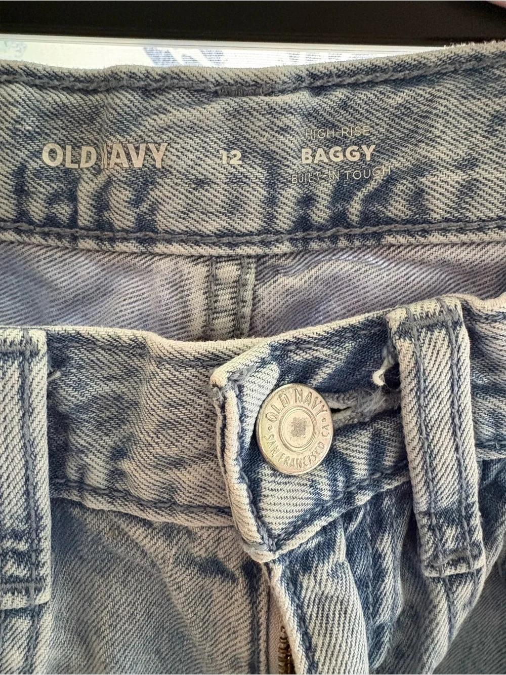 Old Navy Girl’s High Rise Baggy Cargo jeans